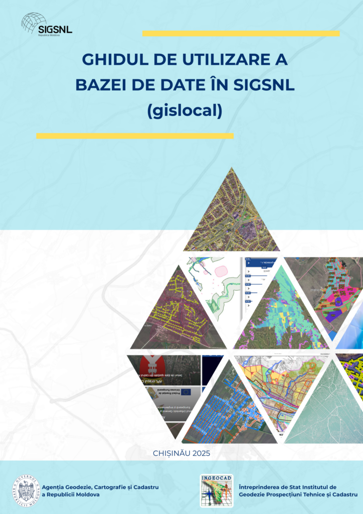 Ghidul de utilizare a bazei de date SIGSNL (gislocal)
