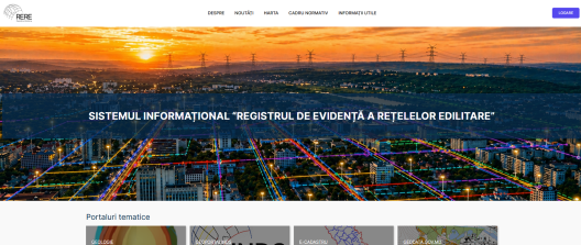 Începând de astăzi este operațional SI RERE – sistemul național de evidență a rețelelor edilitare